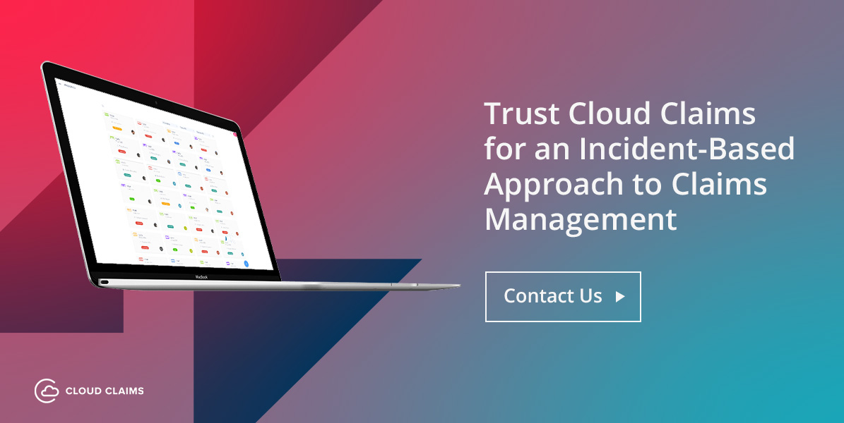 Incident-based approach to claims management